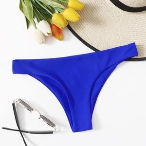 Blue bikini bottoms